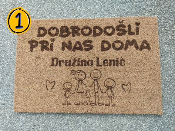 Personaliziran predpražnik