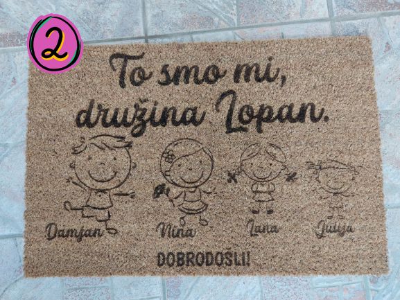 Personaliziran predpražnik