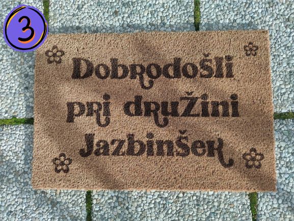 Personaliziran predpražnik